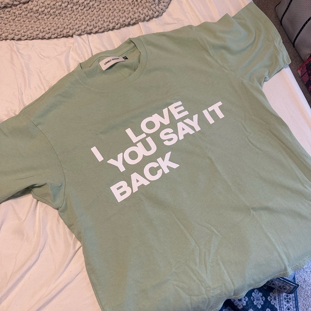 Lonely Ghost I Love You Say It Back Tshirt SIZE XXL, EUC